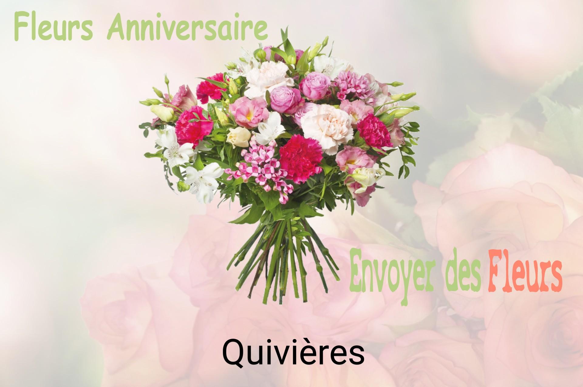 Bouquet de fleurs d’anniversaire livré à Quivières